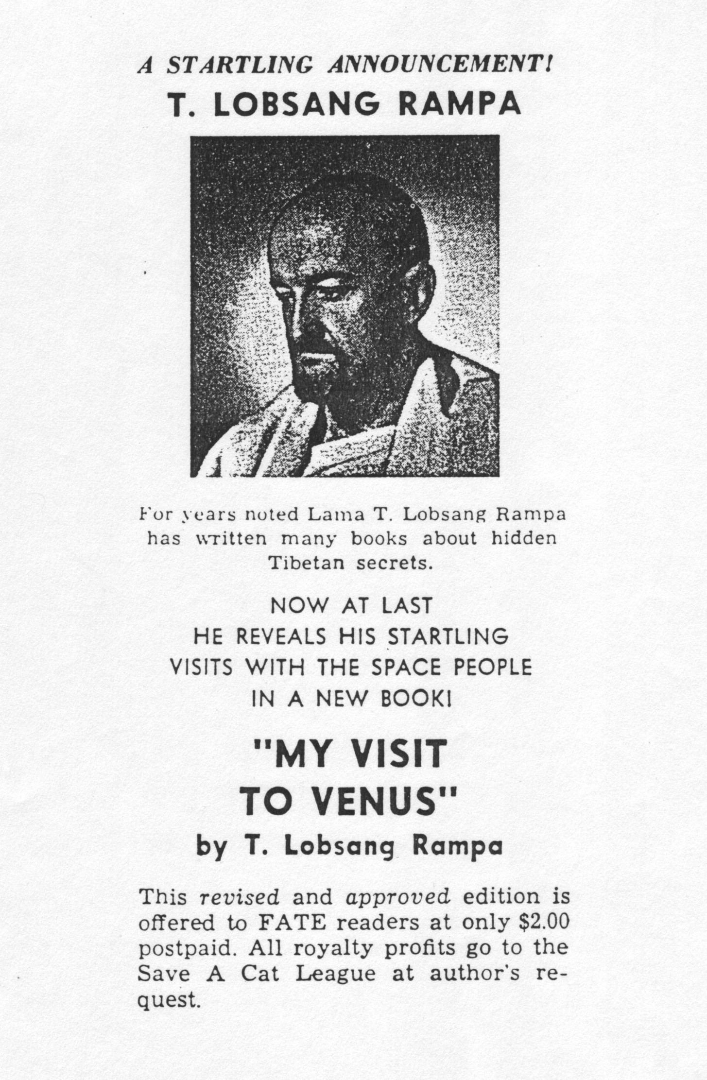 Lobsang Rampa photo