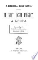 Le notti degli emigrati a Londra
