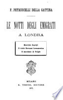 Le notti degli emigrati a Londra