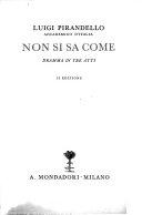 Non si sa come